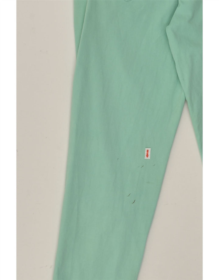 SUPERDRY Womens Low Waist Cropped Trousers W32 L25 Green Cotton | Vintage Superdry | Thrift | Second-Hand Superdry | Used Clothing | Messina Hembry 