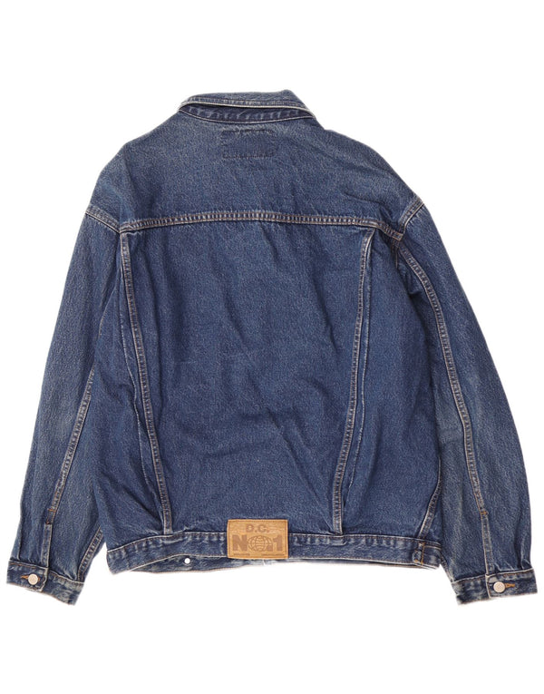 Vintage denimjakke til mænd UK 42 XL blå bomuld