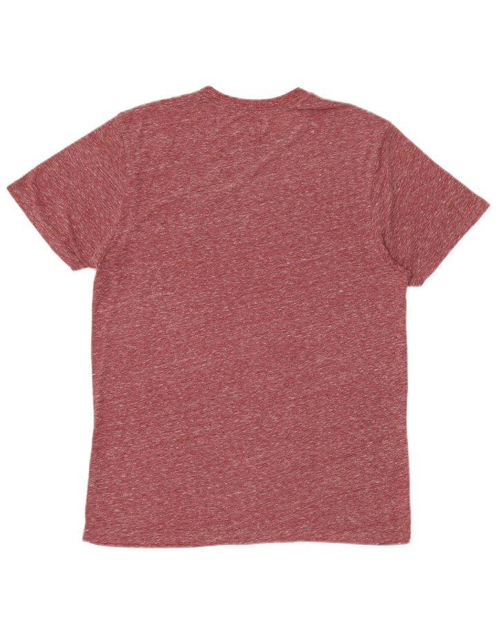 VANS Herre grafisk T-shirt Top Medium Maroon Flecked