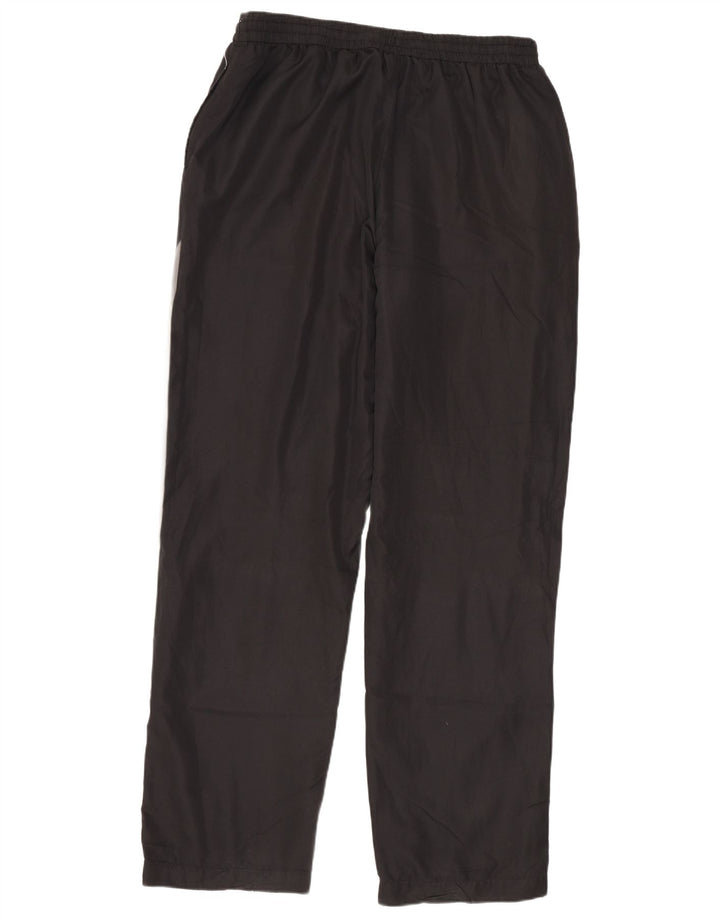 Kappa Mens Tracksuit Trousers Large Black Colourblock Polyester