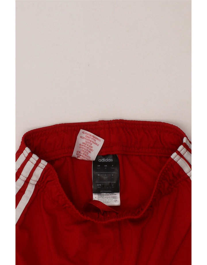 ADIDAS Boys Sport Shorts 11-12 Years  Red Polyester Vintage Adidas and Second-Hand Adidas from Messina Hembry 