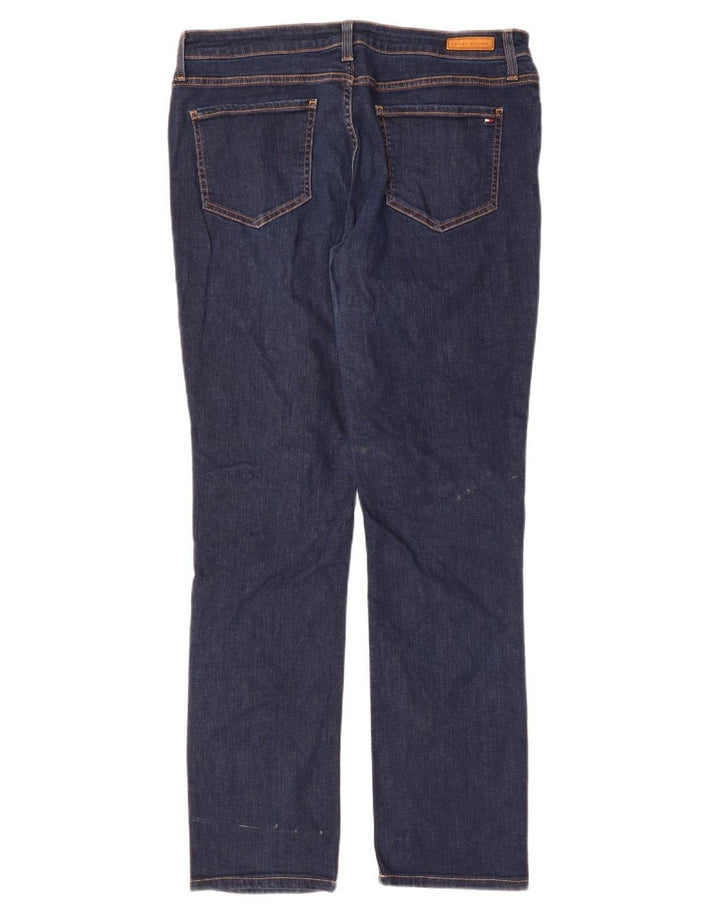 TOMMY HILFIGER Womens Slim Jeans W33 L31 Navy Blue