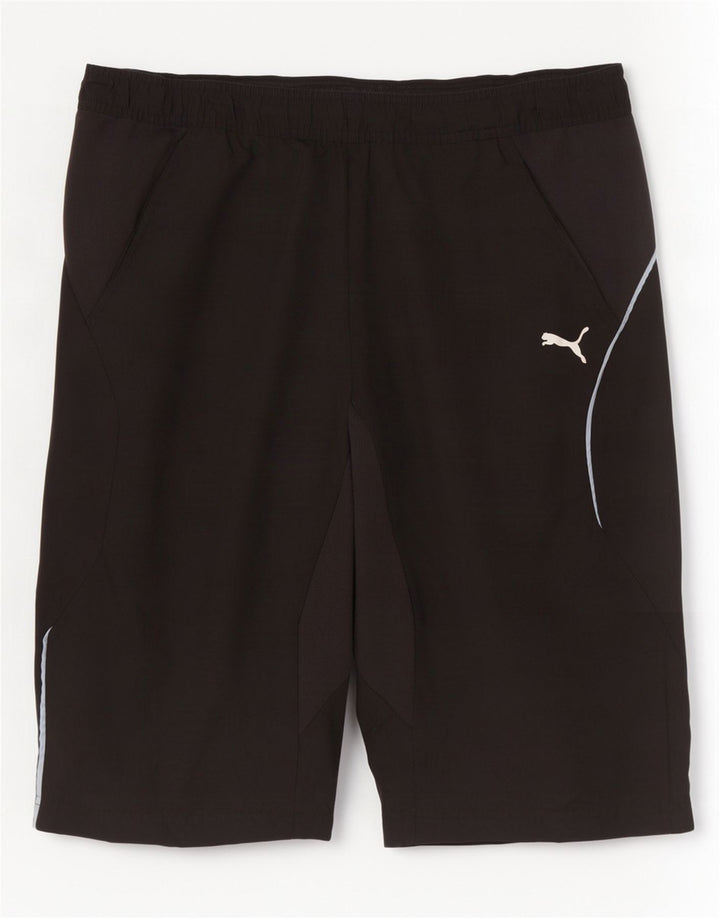 Puma Mens Bermuda Sport Shorts Medium Black
