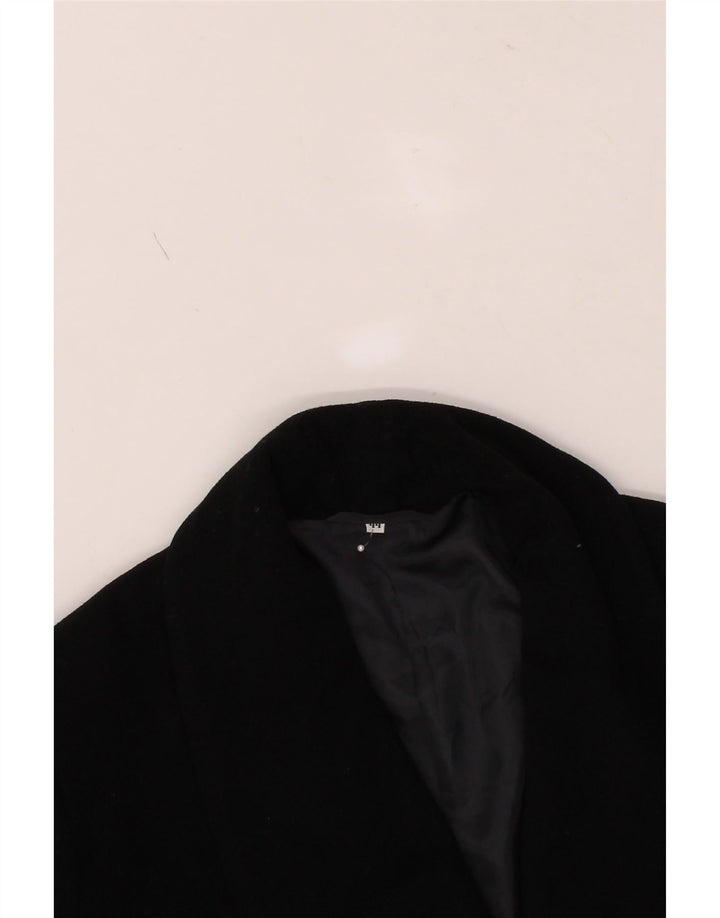 VINTAGE Womens Blazer Jacket IT 44 Medium Black Viscose Vintage Vintage and Second-Hand Vintage from Messina Hembry 