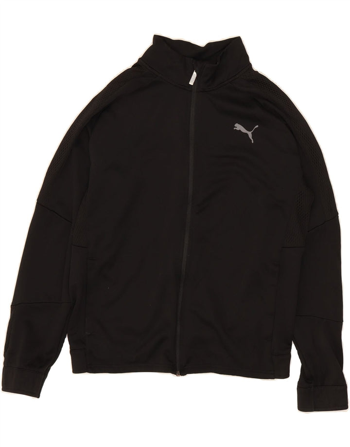 PUMA Mens Tracksuit Top Jacket Small Black Polyester Vintage Puma and Second-Hand Puma from Messina Hembry 
