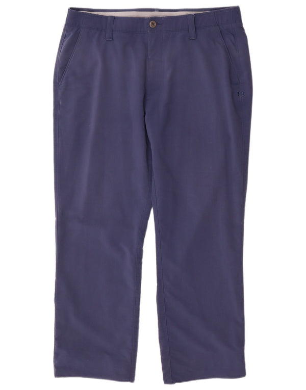 Under Armour Mens Straight Chino nadrág W36 L30 sötétkék nylon