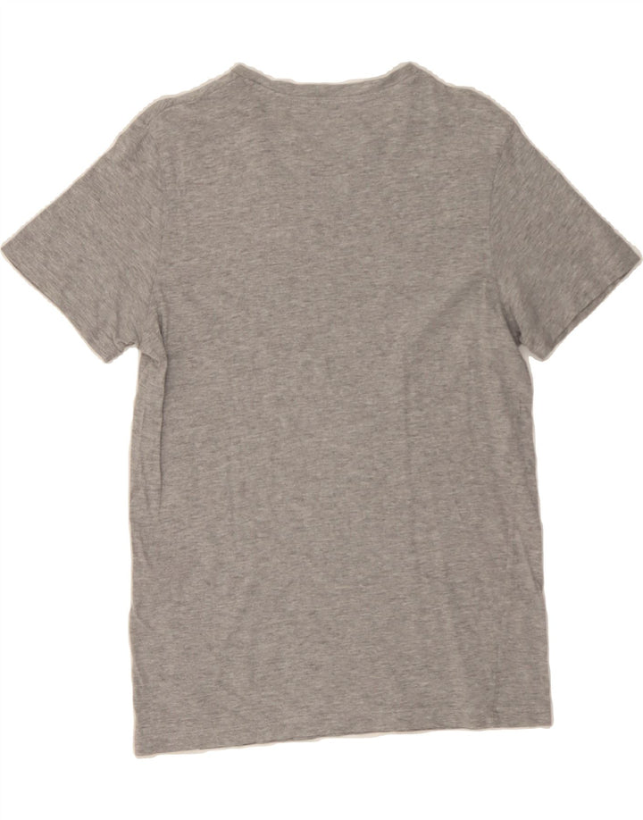 JACK & JONES Mens Graphic T-Shirt Top Small Grey Polyester Classic Vintage Jack & Jones and Second-Hand Jack & Jones from Messina Hembry 