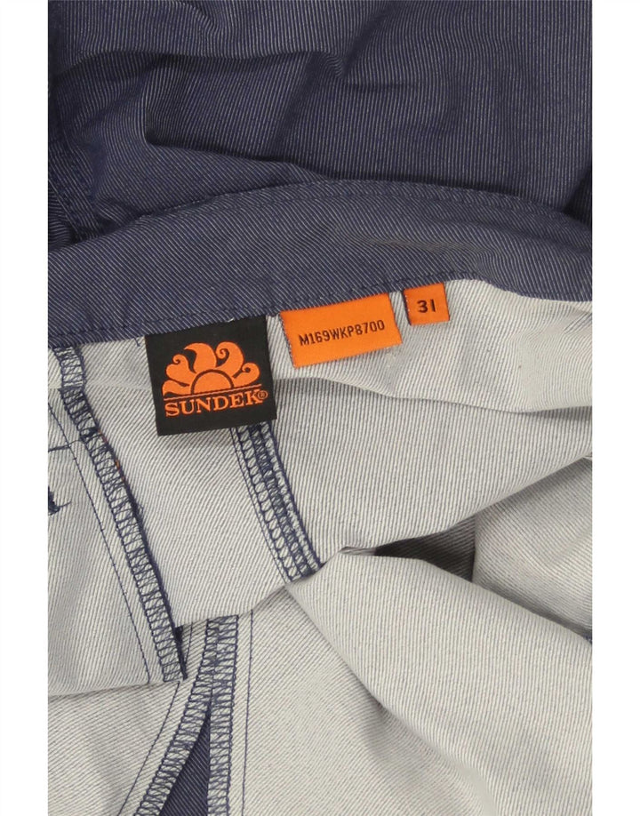 Sundek Mens Cargo Shorts W31 Medium  Navy Blue