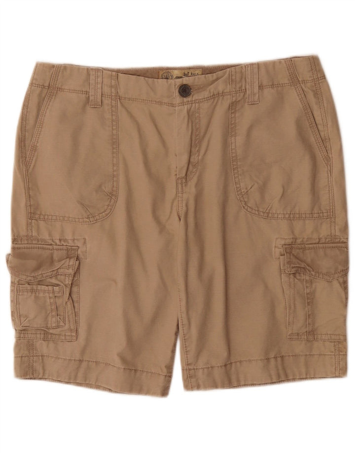 Fat Face Womens Cargo Shorts UK 12 Medium W32 Beige Cotton
