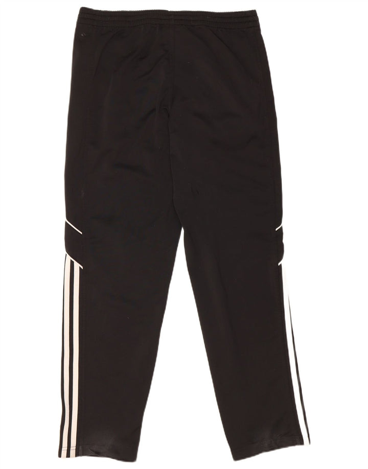 Adidas Boys Tracksuit Trousers 13-14 Years Black Polyester