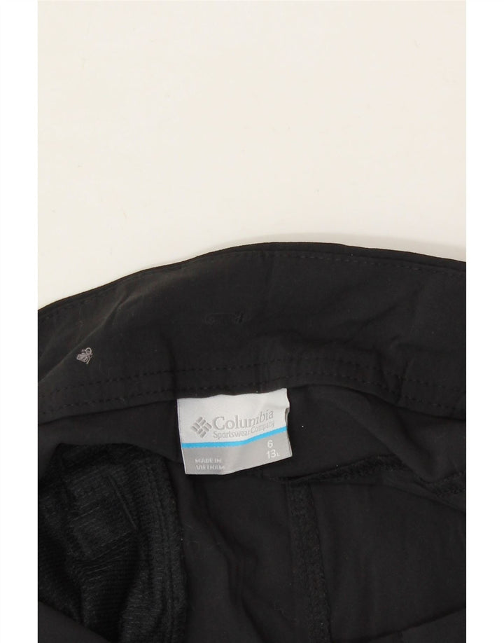 COLUMBIA Womens Chino Shorts US 6 Medium W30  Black Nylon Vintage Columbia and Second-Hand Columbia from Messina Hembry 