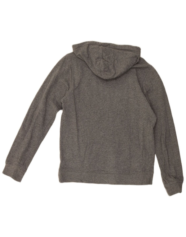 Asics Mens Graphic Hoodie Jumper Small Grey Cotton