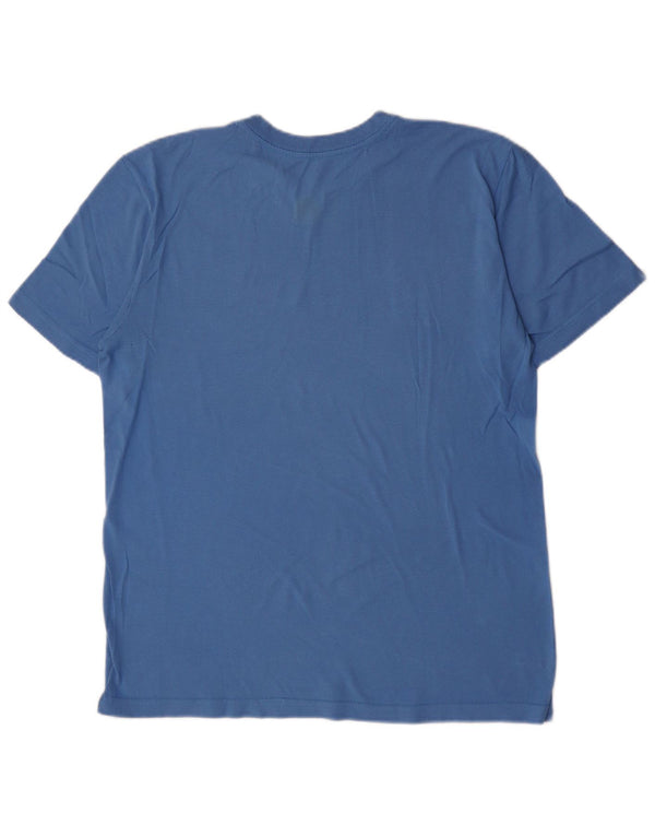 Nike Mens Standard Fit Graphic T-Shirt Top Medium Blue Cotton