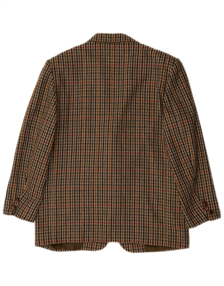 Jachetă Blazer Femei Les Copains cu 2 nasturi IT 44 Medium Brown Houndstooth