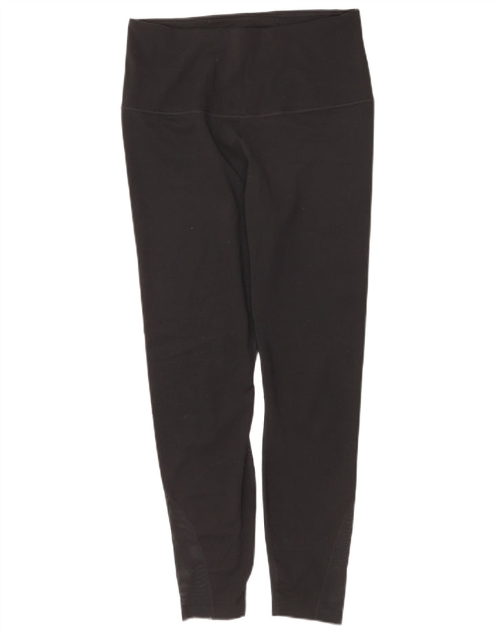 Nike Damen Dri Fit Leggings UK 14 Large Schwarz Polyester
