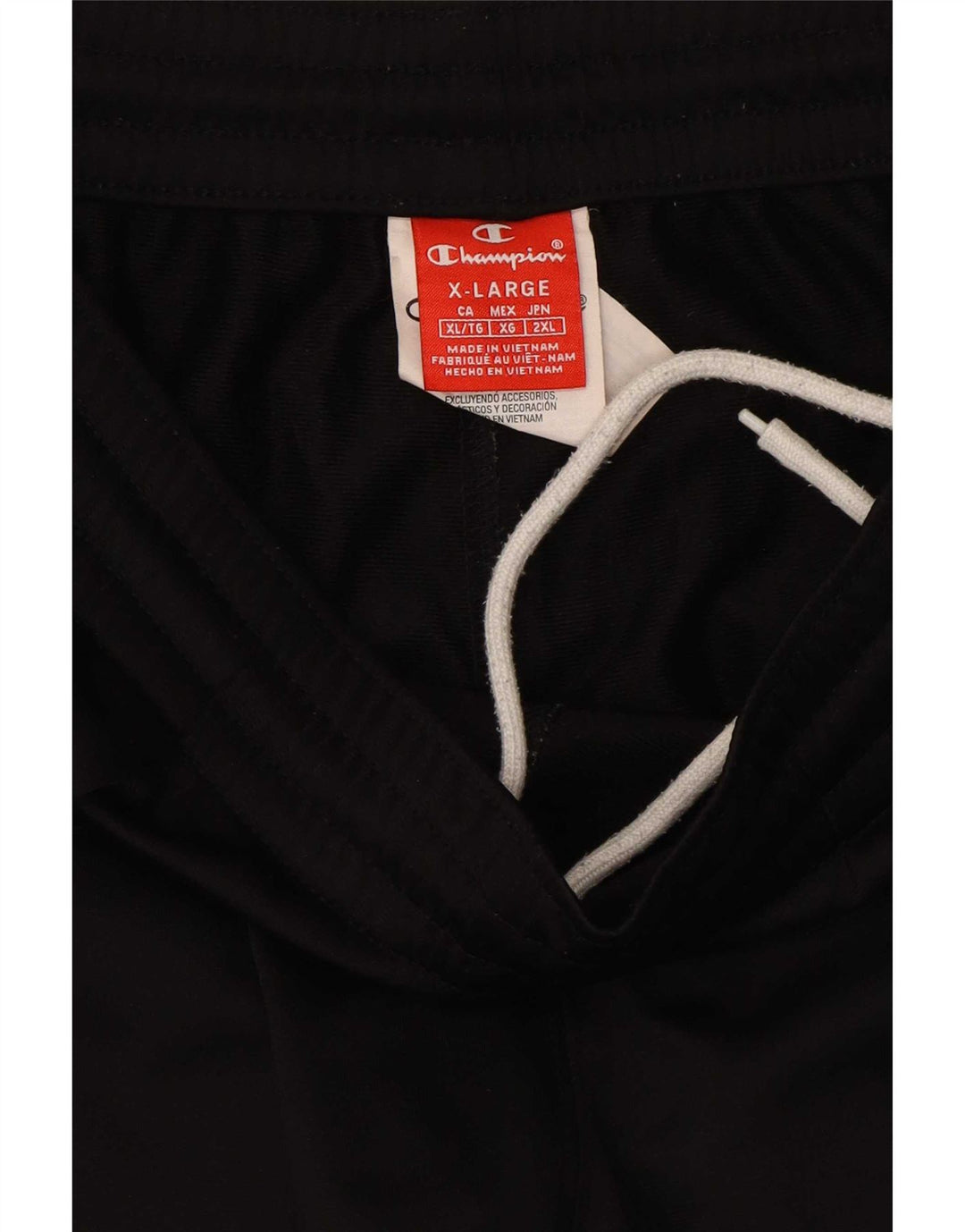 Champion Pantalon de Survêtement Graphique Homme XL Noir Polyester