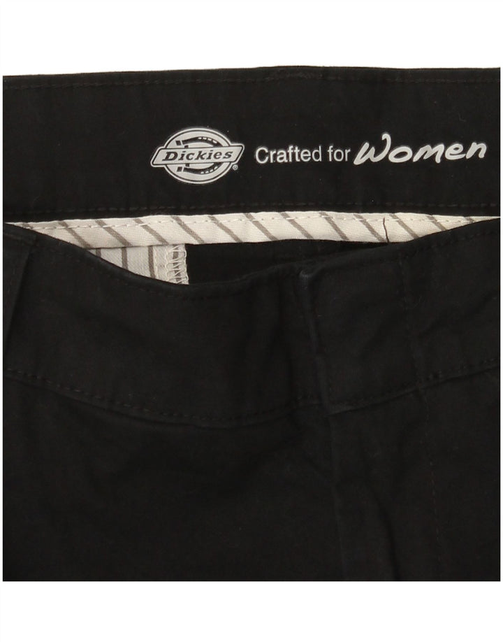 Dickies Womens Bootcut Chino Trousers W30 L32 Black