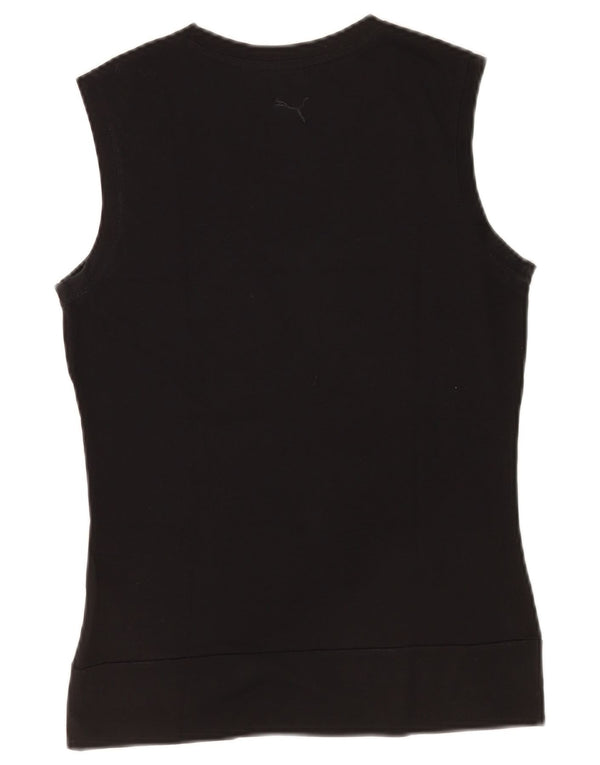 Canotta grafica da donna Puma UK 12 cotone medio nero