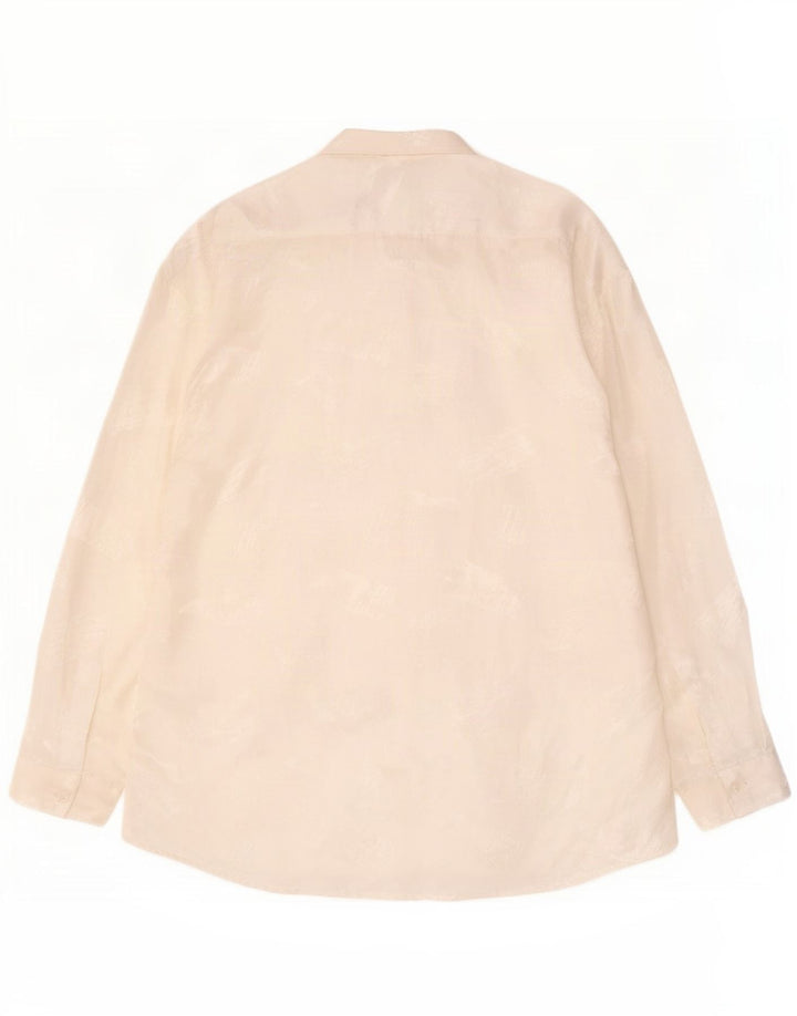 Camisa masculina Tipo'S grande poliéster branco