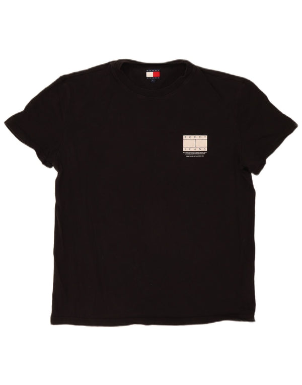 Ανδρικό T-Shirt Tommy Hilfiger Top Large Μαύρο