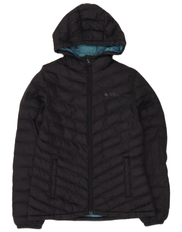 Mountain Warehouse Veste matelassée à capuche pour femme UK 10 Small Black Nylon