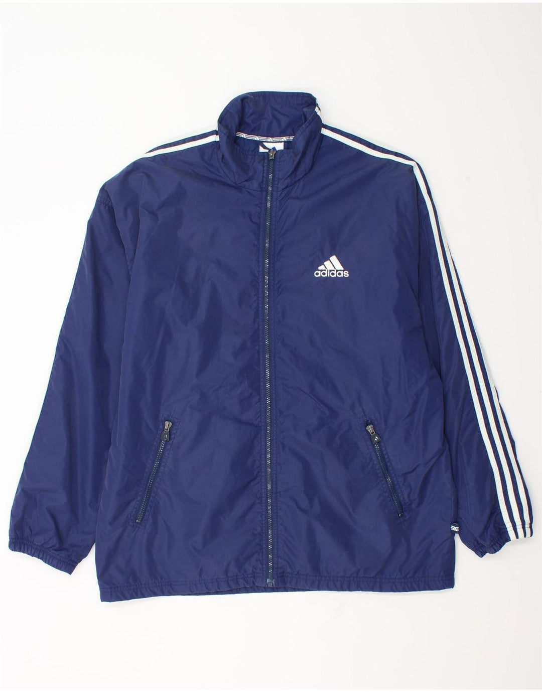 Adidas Mens Tracksuit Top Jacket Large Navy Blue