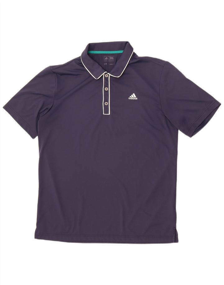Adidas Herren Poloshirt Medium Marineblau Polyester