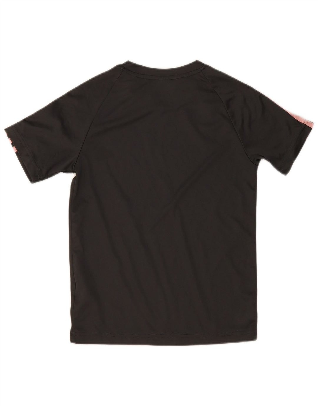 ADIDAS Girls T-Shirt Top 9-10 Years Grey Polyester