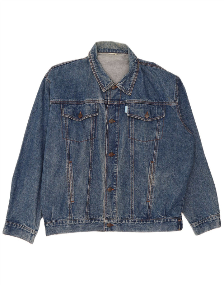 Rancheros Mens Denim Jacket UK 40 Large Blue