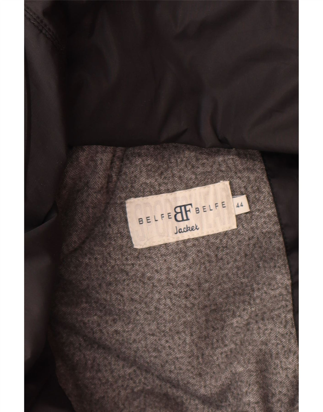 BELFE & BELFE Womens Oversized Padded Jacket IT 44 Medium Black Vintage Belfe & Belfe and Second-Hand Belfe & Belfe from Messina Hembry 