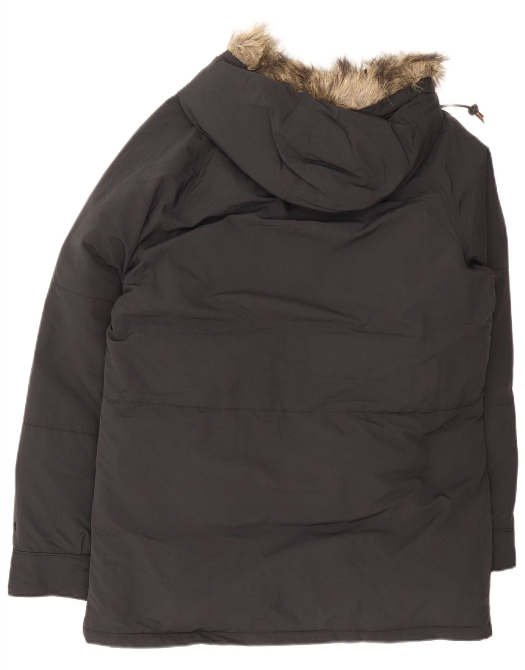 Levi's Mens Hooded Padded Coat UK 38 Medium Black Polyamide