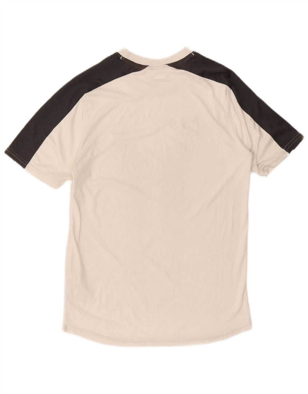 Under Armour Mens T-Shirt Top Small White Colourblock Polyester