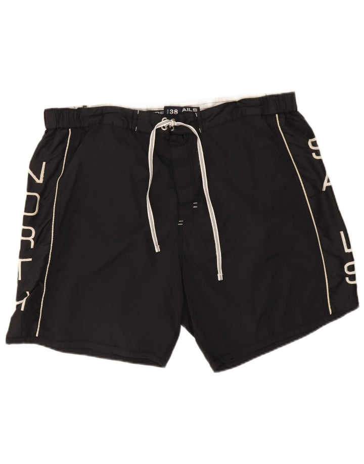 North Sails Herre Grafiske Badeshorts XL Sort Polyamid