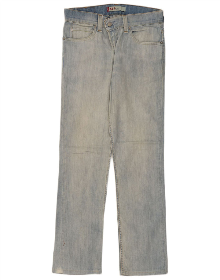 LEVI'S Mens 511 Slim Jeans W33 L32 Blue Cotton