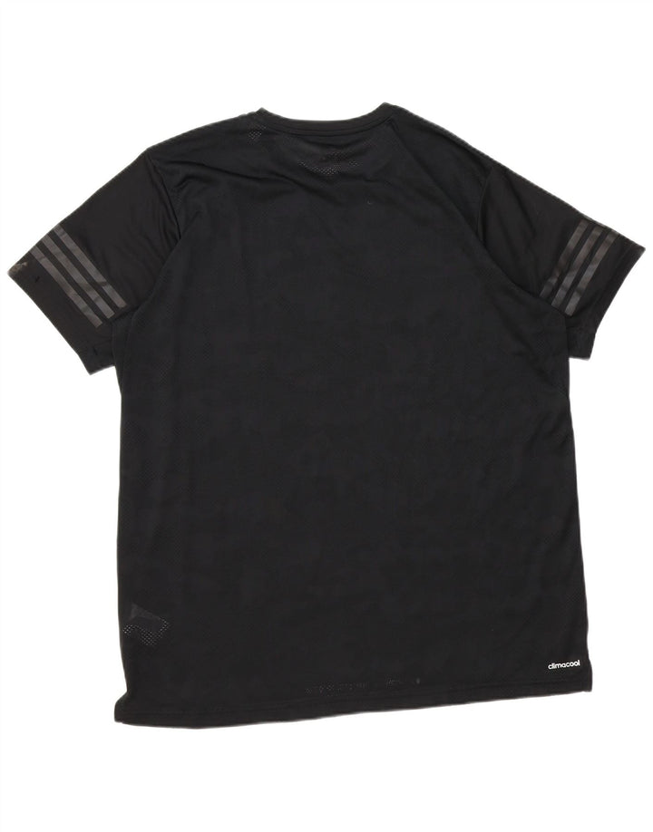 T-shirt Adidas Climacool da uomo Top XL poliestere nero