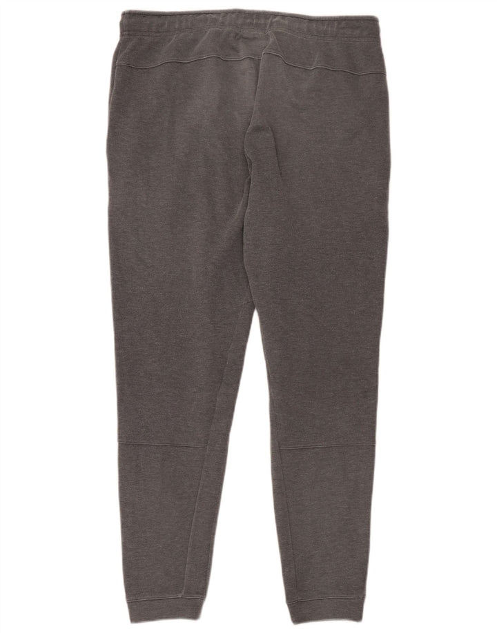 Nike Mens Dri Fit Tracksuit Trousers Joggers Large Grey Polyester