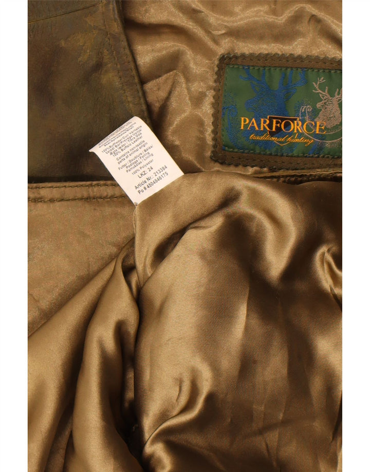 Parforce Herre Lædervest Medium Khaki Læder