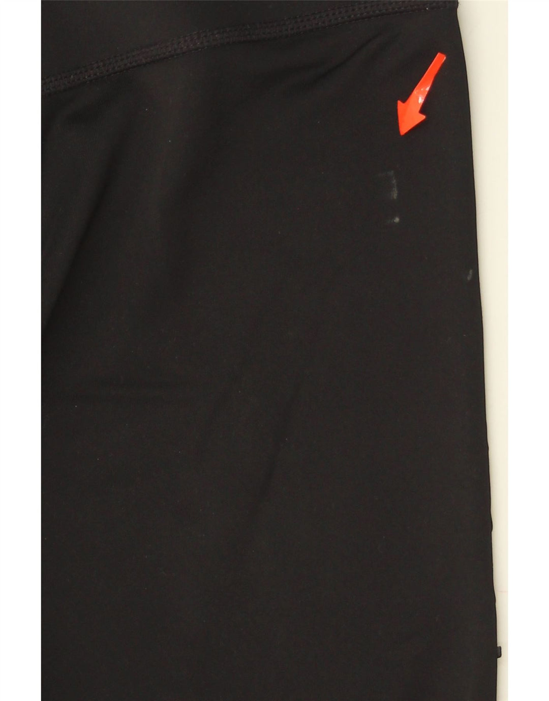 NIKE Womens Dri Fit Graphic Leggings UK 12 Medium Black Polyester Vintage Nike and Second-Hand Nike from Messina Hembry 