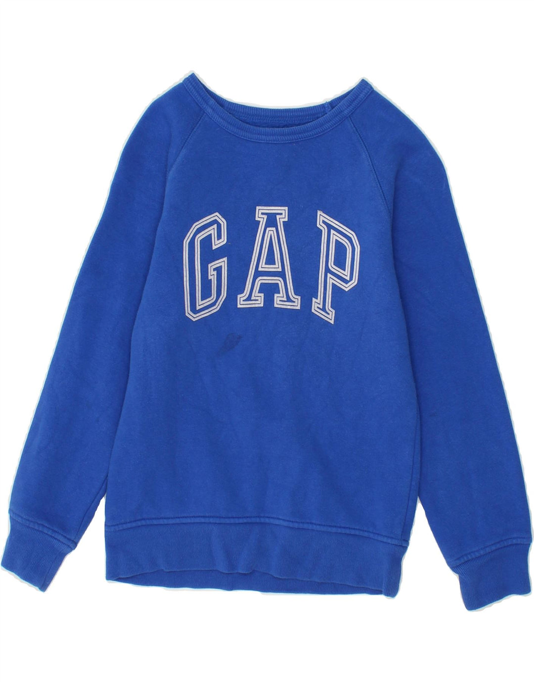 GAP Boys Graphic Sweatshirt Jumper 6-7 Years Small Blue Cotton Vintage Gap and Second-Hand Gap from Messina Hembry 