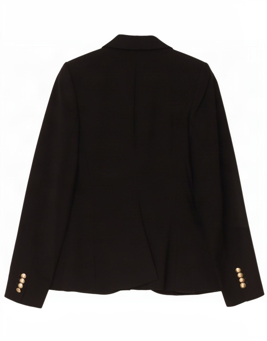 Jaqueta blazer feminina Zara com 1 botão Reino Unido 10 pequeno poliéster preto