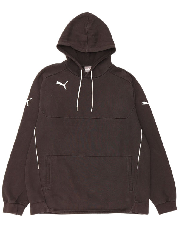 Мужской джемпер с капюшоном Puma 2XL, черный хлопок
