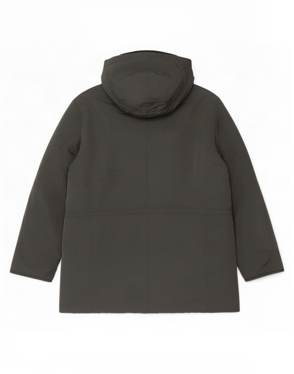 PEUTEREY Abrigo acolchado con capucha para hombre UK 42 XL Poliamida gris