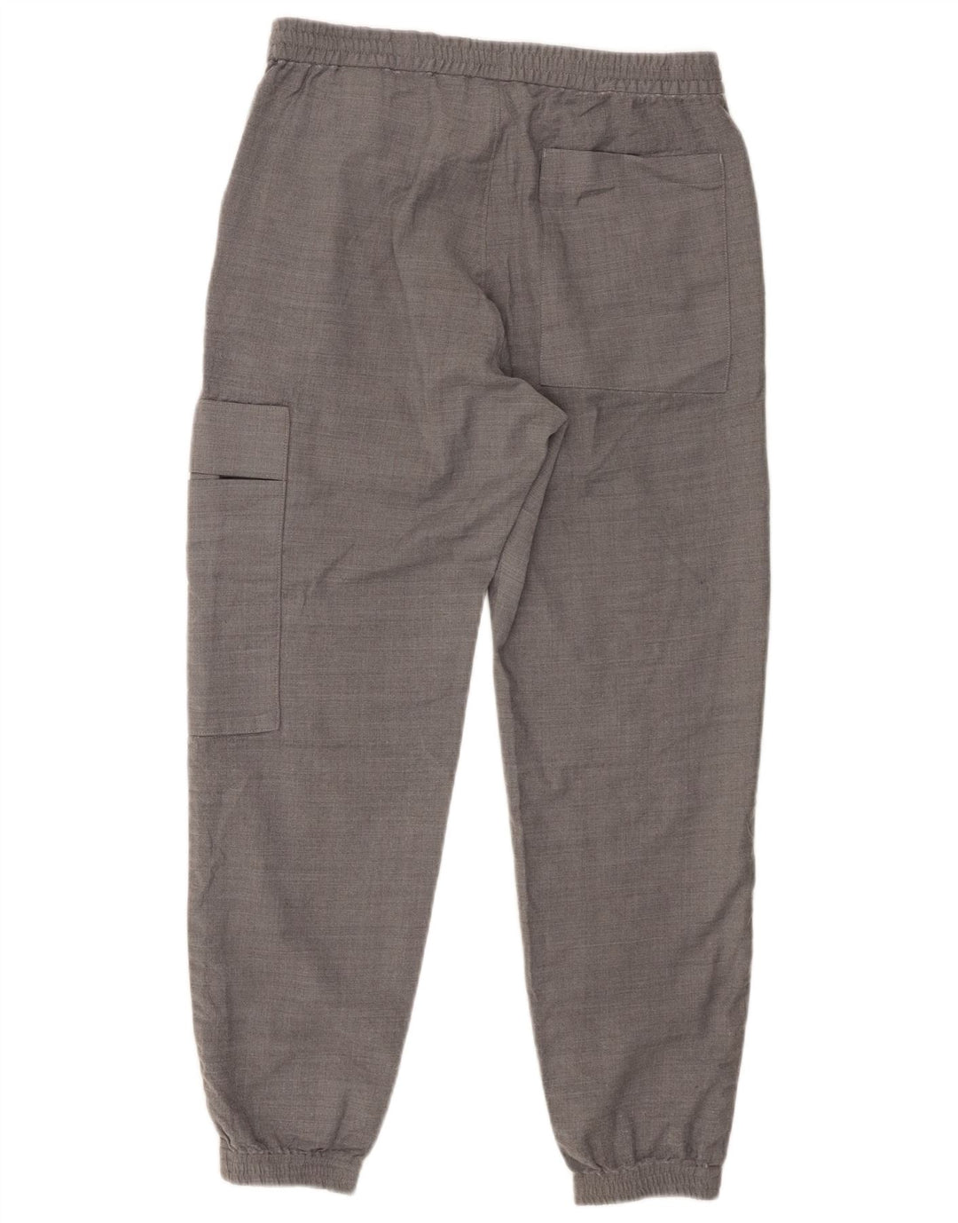 Cos Mens Joggers Cargo Trousers Small W29 L27 Grey Wool