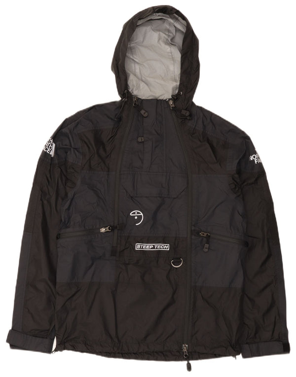 The North Face Veste de pluie à capuche graphique unisexe pour hommes UK 32 2XS Nylon noir