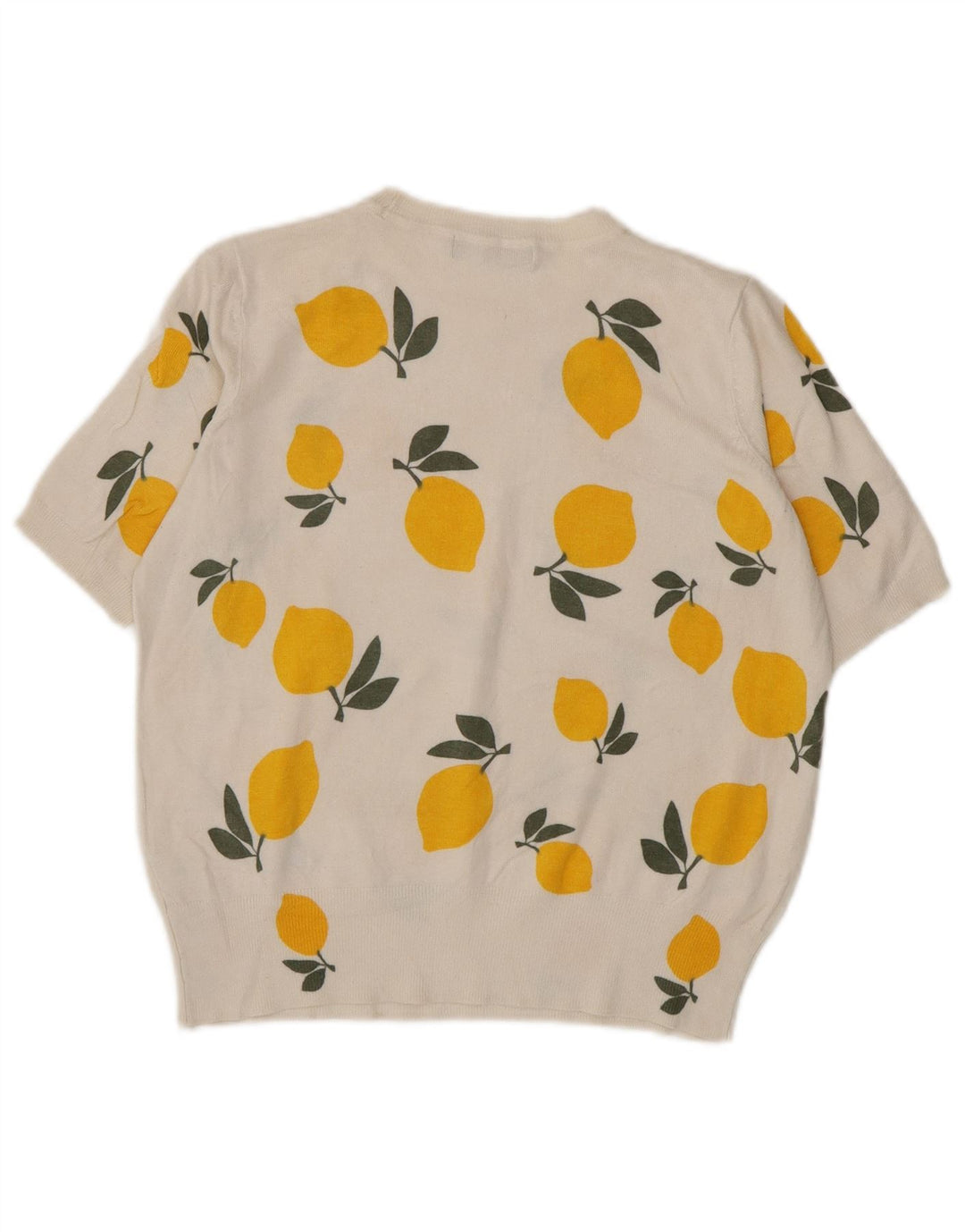 Marks & Spencer Maglione da donna con scollo a barca con motivo astratto UK 10 piccolo
