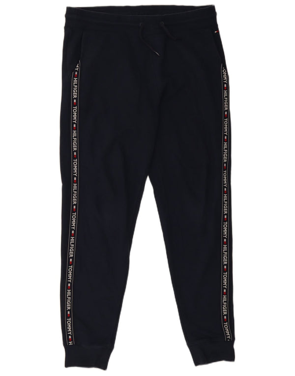 Pantaloni da tuta con grafica da uomo Tommy Hilfiger Joggers Large Blu Navy
