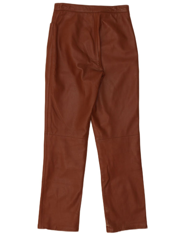 Montego Womens Straight Casual Trousers EU 36 Small W27 L30 Brown