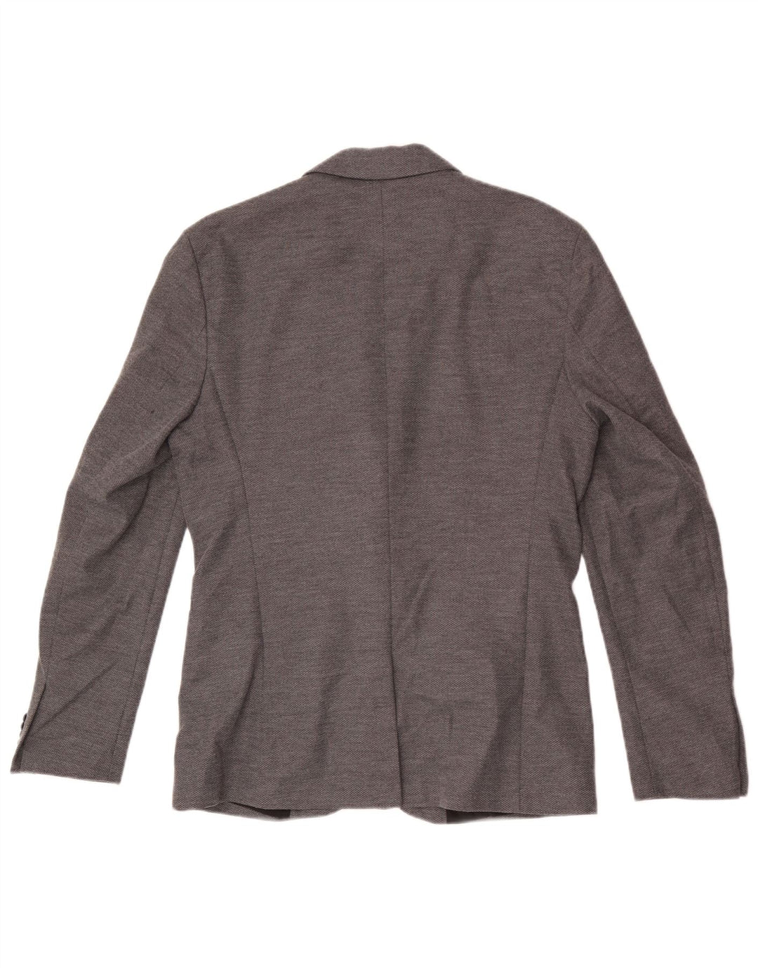 Zara Herre 2-knaps blazerjakke UK 40 Stor grå polyester