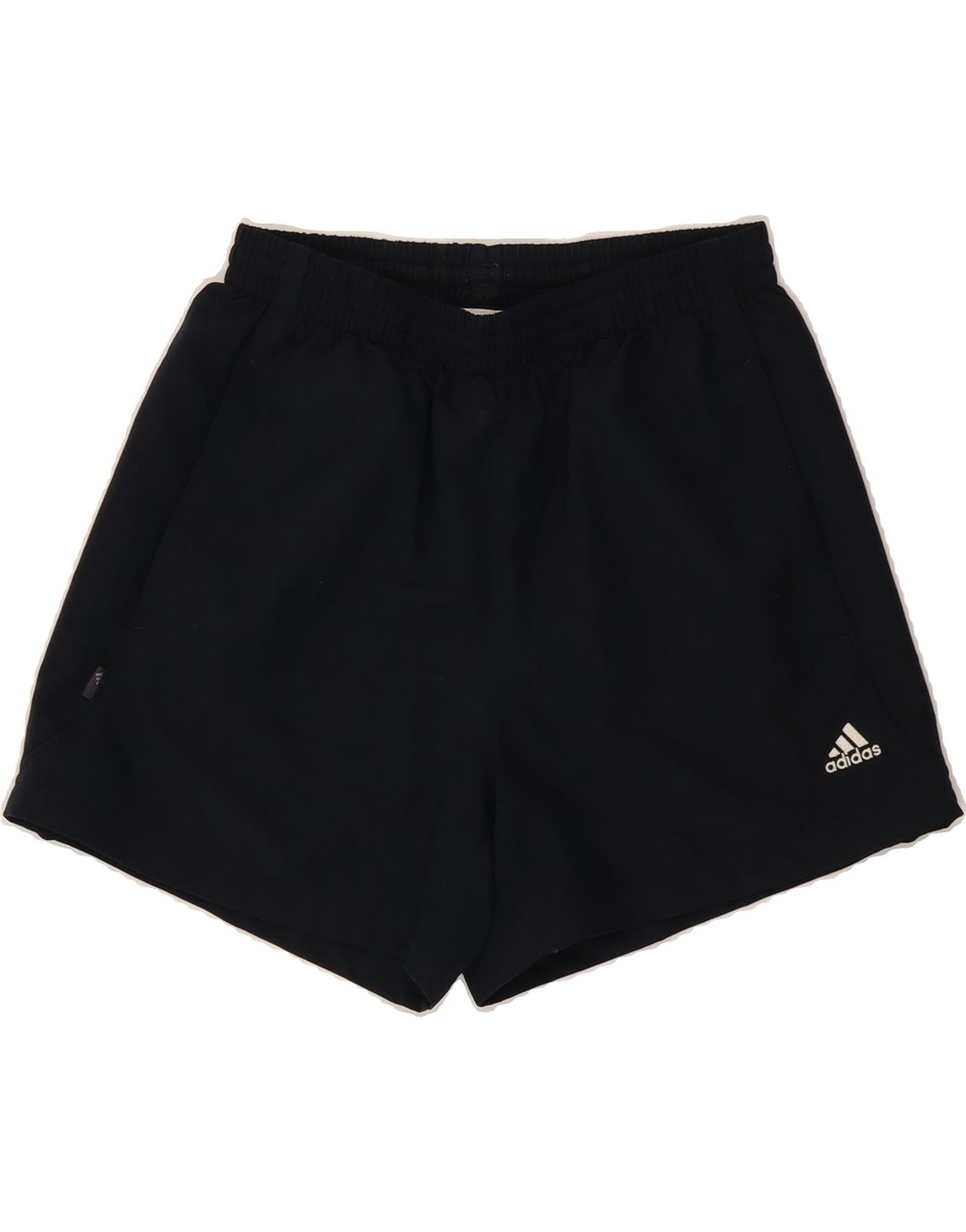ADIDAS Mens Sport Shorts Small  Navy Blue Polyester Vintage Adidas and Second-Hand Adidas from Messina Hembry 