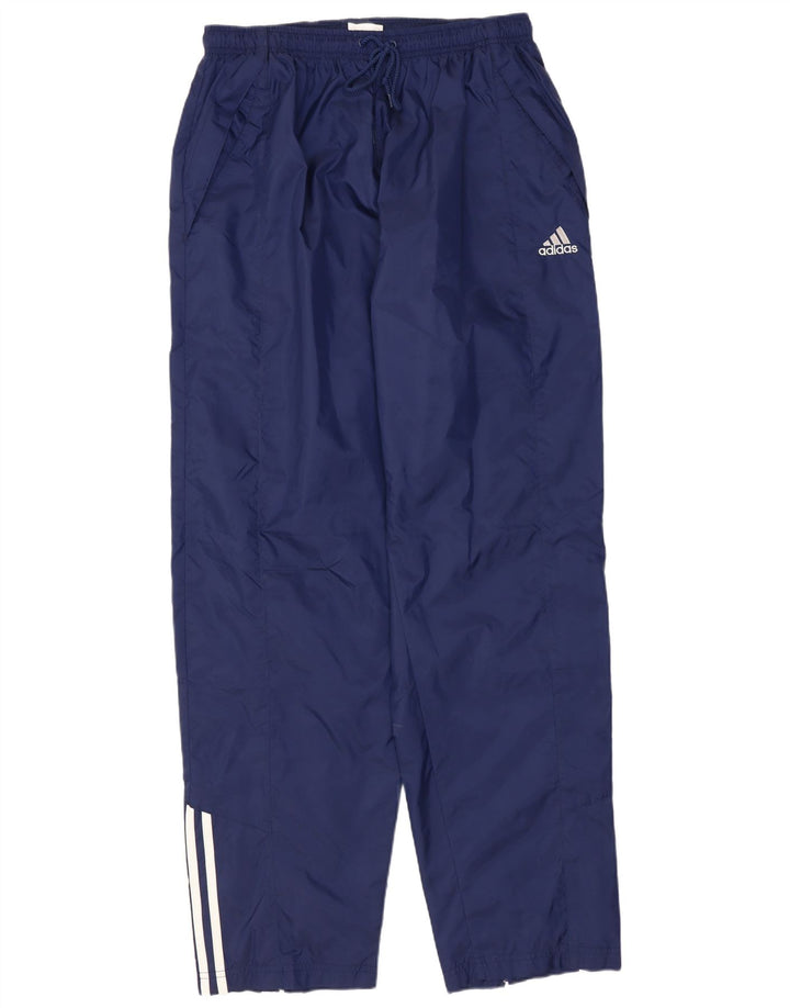 Adidas Mens Tracksuit Trousers Medium  Navy Blue Polyester